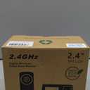 Baby Monitor with Camera and Audio, Video Baby Monitor No WiFi Night Vision 2.4" LCD Screen Portable Baby Camera Monitor Alarm Lullaby Temperature Sensor and 1000ft, Ideal for Baby/Elderly/Pet