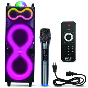Pyle Audio Large Bluetooth Party Speaker - Big Bluetooth Speaker with True Wireless Stereo System - Enjoy Powerful Bass and Clear Treble - Big Speaker with LED Display - Model PPHP1028 