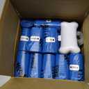 GORILLA SUPPLY 1000 Dog Poop Waste Bags with Dispenser and Leash Tie, 9" x 13", Blue, 1000 Count