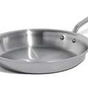 Made In Cookware - 12-Inch Stainless Steel Frying Pan - 5 Ply Stainless Clad - Professional Cookware - Crafted in Italy - Induction Compatible