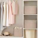 Baskets for Organizing,Storage Baskets,6 Pack Baskets for Shelfves,15"10"9" Woven Brown Basket,toy storage bins,bins for organization