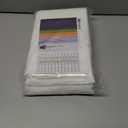 BGment Cream Natural Linen Look Semi Sheer Curtains 84 Inch Length 2 Panels Set for Bedroom, Grommet Light Filtering Casual Textured Privacy Sheer Curtains for Living Room (38 x 84 Inch, Ivory Cream)