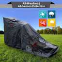 Thten Lawn Mower Cover,Waterproof Heavy Duty Push Mower Covers,Dust UV Protection,Secure Draw String and Large Size for Universal Fit with Drawstring & Storage Bag,Oxford 600D