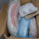 Primy Drafting Chair Tall Office Chair with Flip-up Armrests Executive Ergonomic Computer Standing Desk Chair with Lumbar Support and Adjustable Footrest Ring (Rose Quartz)