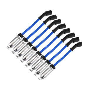 10.2 MM Racing Spark Plug Wires for Escalade Avalanche Camaro Colorado Corvette Express Impala Silverado Suburban Tahoe Canyon Savana Sierra Yukon 4.8 5.3 6.0 6.2 7.0 V8 08-20 BLUE