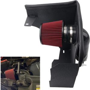Cold Air Intake Compatible with 2018+ Audi Q5 B9 2.0T 45 TFSI EA888 2.0T Aluminum Pipe, High - Flow Filter