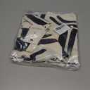 Womens Button Down Shirts Print Boho Blouses Floral Long Lantern Sleeve Top (S)