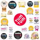 TUM TUM Tippy Up Free Flow Sippy Cup (No Valve), Sippy Cup for Toddlers, BPA Free (Betsy Bear 200ml)