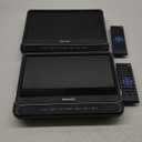 2 x 12" Full HD Screen Car Headrest DVD Player Monitor TV HDMI USB with Battery