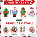 48 Pcs Christmas Stress Positive Gifts for Coworkers Penguin Figurines Bulk for Adults Mini Foam Relief Encouraging Gifts for Office Xmas Party Stocking Stuffed
