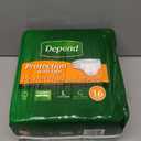 Depend Incontinence Protection with Tabs, Maximum Absorbency, L , 16 ct