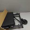 Collapsible Wagon Cart Foldable 120L 360lbs Capacity, Lightweight Portable Beach Wagon, Shopping Carts with Wheels for Grocery, Camping, Shopping, Garden Cart