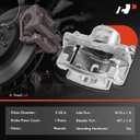 A-Premium Disc Brake Caliper Assembly with Bracket Compatible with Lexus & Toyota Models - CT200h 2011-2017, Corolla, Prius, Prius Plug-In, Prius Prime, Prius AWD-e - Front Left Driver Side