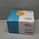 Elegant Alien Brushed Nickel Bathroom Sink Faucet Single Hole,AUU Waterfall Vanity Sink Faucet Solid Brass,Single Handle Basin Tap with Pop Up Drian&Deck Plate