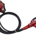 Mountain Bike Hydraulic Disc Brake Set, Front & Rear MechanicalDisc Brake Kit Fit Bicycle MTB XC Trail, e-Bike, Fat Bike, Upgrade kit (Red - Right Front & Left Back)