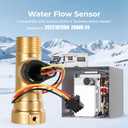 Water Flow Sensor 2GWH-24 Replacement Part #2022107584 Compatible with Girard GSWH-2 RV Tankless Water Heater | Gas Tankless Heater Fit & Replace Accessory