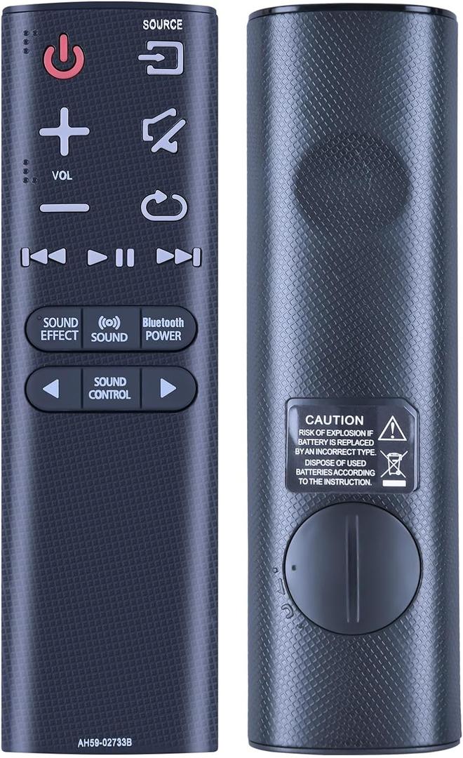 AH59-02733B Replacement Sound Bar Remote Control for Samsung Soundbar HW-K360 HW-KM36C HW-KM36 HW-K450 HW-K550 HW-K551 HW-J4000 HW-JM4000 HWK360 HWKM36C HWKM36 HWK450 HWK550 HWK551 HWJ4000 HW-K460