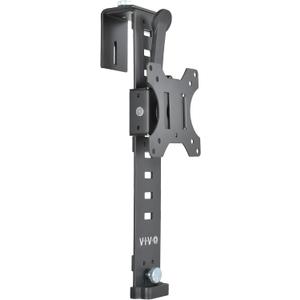 VIVO Black Office Cubicle Bracket VESA Monitor Mount Stand Hanger Attachment Adjustable Clamp for 17 to 32 inch Screen (Mount-CUB1)