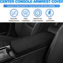 Autorder Center Console Cover for 2023-2025 2026 Toyota Prius Accessories Armrest Cover Anti-Scratch Middle Console Pad Leather Armrest Protector