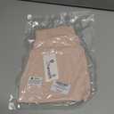 CharmWM Girls School Uniform Bermuda Shorts Elastic High Waisted Straight Leg Midi Short Pants with Pockets Pink (Pink)