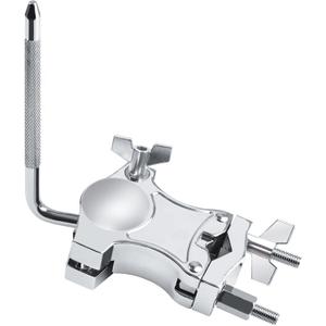 L-Rod Cowbells Cymbal Clamp, Heavy-Duty Cowbell Mount Percussion Holder Extension Arm Clip, 360Rotation Universal Mount for Cowbells, Jam Blocks & Handheld Percussion Instrument Accessories