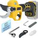 Cordless Electric Pruning Shears for DeWalt 20V Battery, Brushless Tree Pruner with LCD&SK5 Blades, Adjustable Cutting Dia. 0.8-1.2 Inch for Gardening, Tree Pruning(NO Battery)