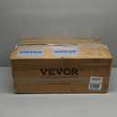 VEVOR Hot Dog Roller, 12 Hot Dog 5 Rollers, Stainless Steel Sausage Grill Cooker, 750W Commercial Hot Dog Machine with Dual Temp Control, Cover, Side Storage Box, Removable Shelf & Oil Drip Tray