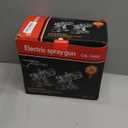 Paint Sprayer, AMZWOLF 1250W HVLP Spray Paint Gun with 5 Nozzles & 3 Spray Patterns, Adjustable Flow Control, 1400ml Container & Cleaning Tools, for House Painting, Fences, Cabinets, Walls etc