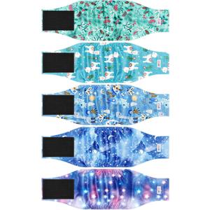 5 Pack Dog Diapers Male Reusable, Premium Belly Bands for Dogs, High Absorbing Male Dog Pee Wraps for Doggie in Incontinence or Excitable Urination Galaxy S