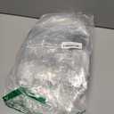 24Pcs Halloween Clear Plastic Gift Bags with Handle - Large Reusable Transparent PVC Party Favor Bags PVC Treats Goodie Gift Wrap Bags Bulk for Halloween Party School Events, 7.9 x 7.9 x 3.15 Inches (Black)