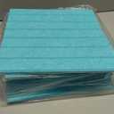 Honoson 12 Pack 47" x 35" Large Cork Board Alternative Felt Bulletin Board Wall Tiles with Safe Square Adhesive Large Roll Cork Tiles for Walls Organize Home Office Classroom Pin Panels(Lake Blue)