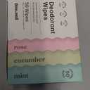 Dew Well - Deodorant Wipes Variety 50 Pack (Mint, Rose, Cucumber)