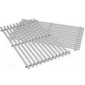 Criditpid 7637 304 Stainless Steel Grill Cooking Grates for Weber Spirit I & II 200 GS4 Series, Spirit E210, S210, E220, S220 with Front Control, 17.5" Grates Replacement Parts for Weber Spirit 200 (SUS304 Stainless Steel) Criditpid 7637 304 Stainless Steel Grill Cooking Grates for Weber Spirit I & II 200 GS4 Series, Spirit E210, S210, E220, S220 with Front Control, 17.5" Grates Replacement Parts for Weber Spirit 200 (SUS304 Stainless Steel)