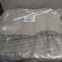 AAAAAcessories DShaped Chair Cushions, 2" Thick Dining Chair Pads with Ties and Removable, MachineWashable Cover, 17" x 16", Set of 2, Pinstripe Brown