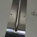 Sumnacon 1 Set 16" Stainess Steel Door Handle Pull & Push Plate - Heavy Duty Silver Gate Handle Bar for Home/Office/Warehouse/Public,Suitable of Wooden/Composite Door with Screws,Brushed