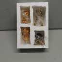 Mood Lab Fairy Garden Dog Figurines - Realistic Puppy Set (4 pcs) - Miniature Decorative Statues - Outdoor & Indoor Garden Decor