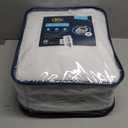 Serta Plush Heated Mattress Pad Queen - Electric Bed Warmer with Dual Controller, 10 Heat Settings, Auto Shut Off Timer - Machine Washable Electric Mattress Pad, ETL Certified, Queen, White