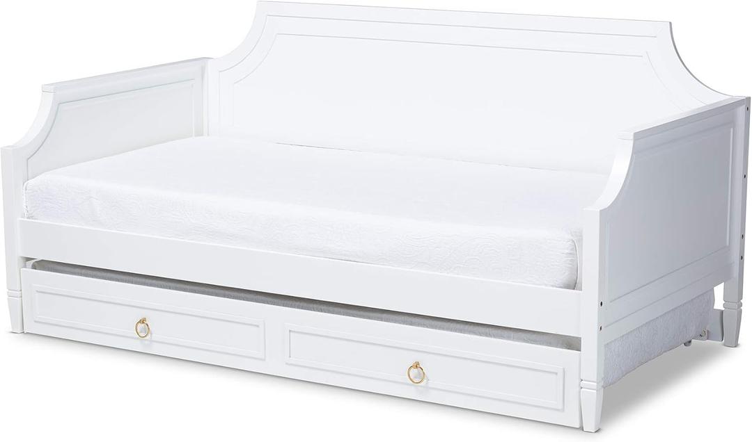 Baxton Studio Daybed, Single, White