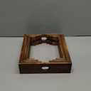 2 Set Large Wooden Tiered Riser Display Stands for Vendor Events,Stackable Wooden Cupcake Display Stand, Farmhouse Decor Wood Dessert Table Display Set, Vendor Booth Display Items, Food Display Risers for Party12-11.2-10.4-9.6IN