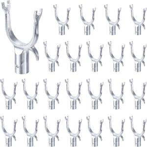 PATIKIL 24 Pack Metal Tree Branch Support Kit - Propping Up Fruit Tree & Vineyard Garden Orchard, Silver