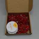 Boao Red 15 Pcs Crystal Snowflake Ornaments for Winter Valentine Acrylic Snowflake Wonderland Decorations for Party Favor Celebration