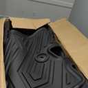 LASFIT Floor Mats & Backrest Mats & Cargo Mat for Kia Carnival Hybrid 7/8 Seats 2026 2025 (Only Fit Hybrid), All Weather TPE Custom Fit Floor Liners Full Set Car Mats Trunk Mat Accessoires, Black