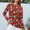 AUTOMET Womens Basic Long Sleeve Crewneck, Plus Size Winter & Spring Top, Casual Fall Tee for Teacher & Everyday Outfits (L)