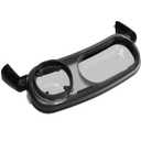 Snack Tray Fits for UPPAbaby Vista/Vista V2/Vista V3/Cruz/Cruz V2/ RumbleSeat/RumbleSeat V2, Stroller Tray with Cup Holder & Recessed Bowl, Dishwasher Safe, Quick Attachment, Black