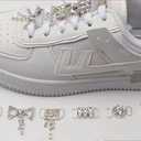 Luxury Rhinestone Shoe jewelry  Colorful Diamond Metal Shoe Accessories, Fashion Buckle Decoration