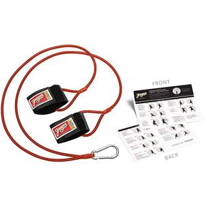 Jaeger J-Bands Resistance Bands for Pitchers. Baseball & Softball Pitching Trainer and Arm Trainer. Pitching Bands for Throwing. Training Equipment with Laminated Instruction Sheet (Regular - (Ages 13 & Above), Red)