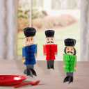 Assorted Designs Christmas Honeycomb Nutcracker Centerpieces - 3" x 9" (1 Set) - Festive Table Decorations for Holiday Parties & Seasonal Decor