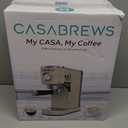 CASABREWS CM5418 Espresso Machine 20 Bar, Small Espresso Maker with Milk Frother Steam Wand, Stainless Steel Espresso Coffee Machine with 34oz Removable Water Tank, Cafetera Espresso, Creamy