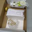 5 Pcs White Baptism Candle Set for Girls and Boys - Velas Para Bautizo - Vela De Bautizo - Catholic Baptism Candle - Baptismal Kit with Shell and Bible