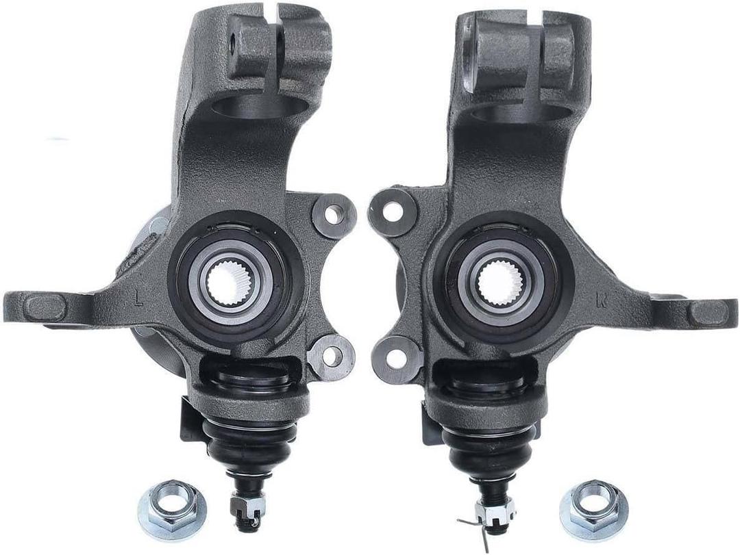 Front Steering Knuckle & Wheel Bearing Hub Assembly Fit for 2011 2012 2013 Ford Transit Connect 698-467 698-466 LK013 LK014